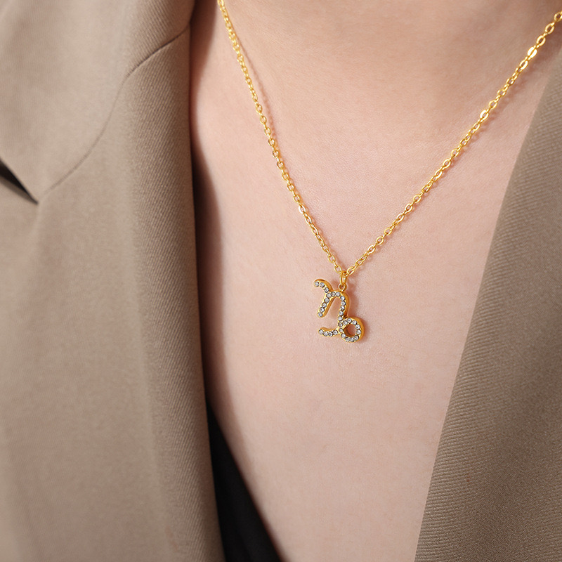 COLLAR LUX JOYAS BAÑO ORO 18K SIGNO ZODIACO CAPRICORNIO - 5