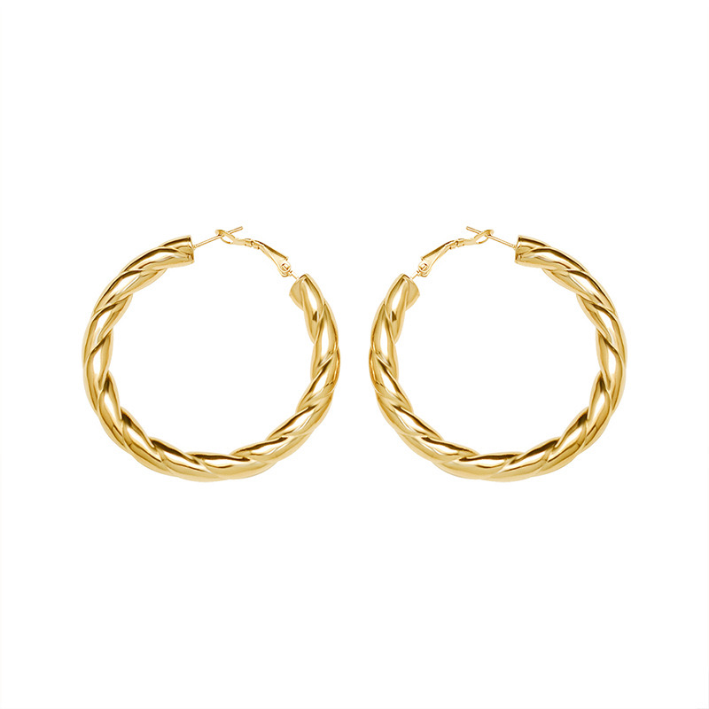 AROS LUX JOYAS BAÑO ORO 18K ENROSCADOS M - 1