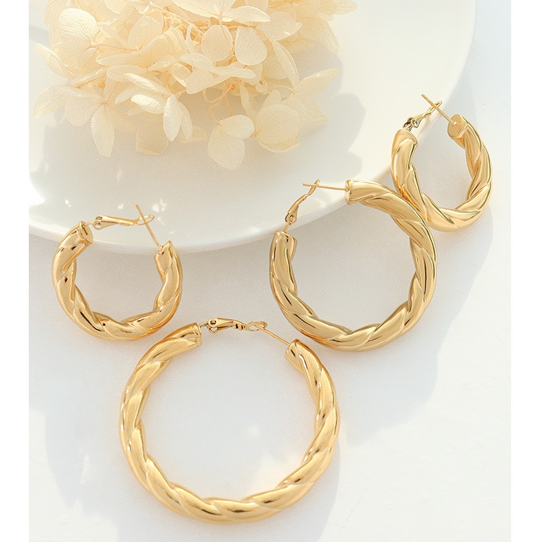 AROS LUX JOYAS BAÑO ORO 18K ENROSCADOS M - 3