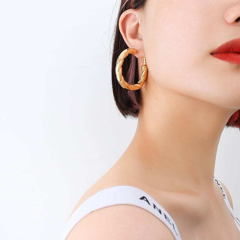 AROS LUX JOYAS BAÑO ORO 18K ENROSCADOS M - 4