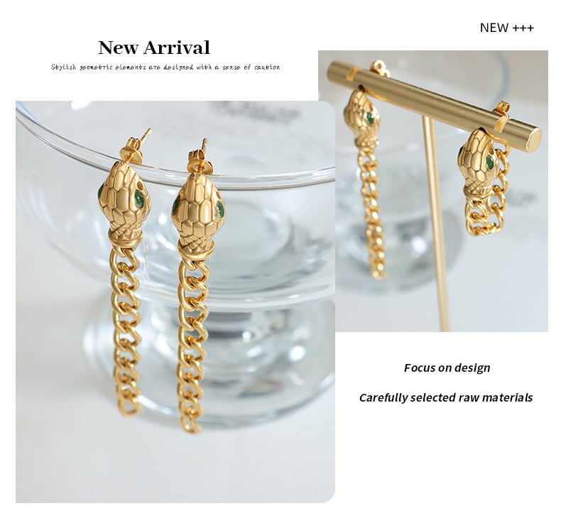 AROS BAÑO ORO 18K SERPIENTE - 2