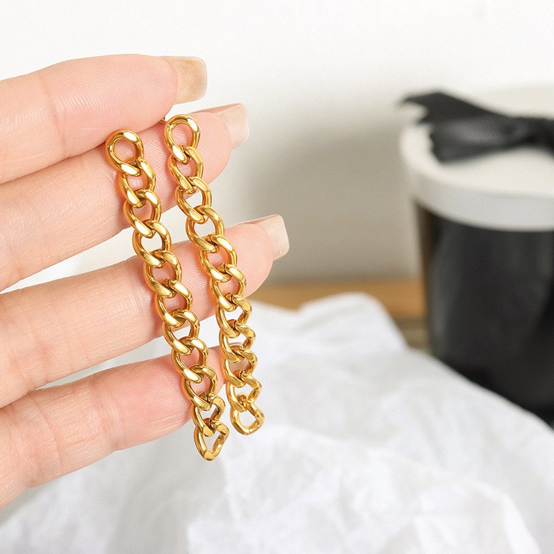 AROS LUX JOYAS BAÑO ORO 18K LARGOS CADENA GRUMET - 2