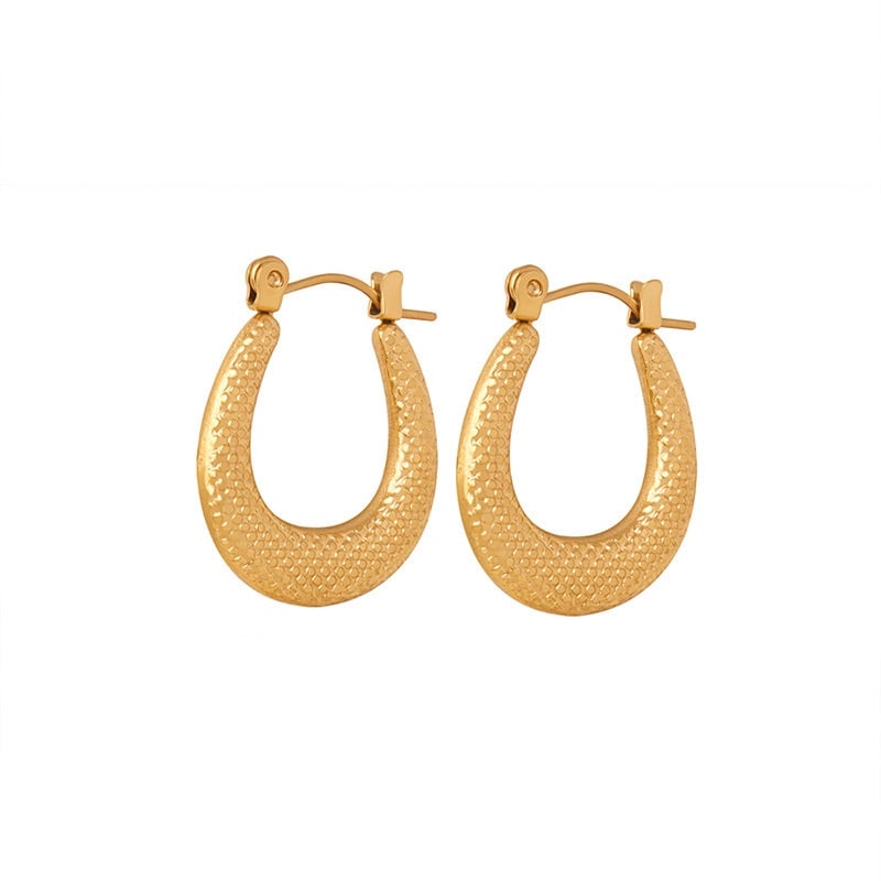 AROS LUX JOYAS BAÑO ORO 18K ARGOLLAS BOTE PUNTOS - 1