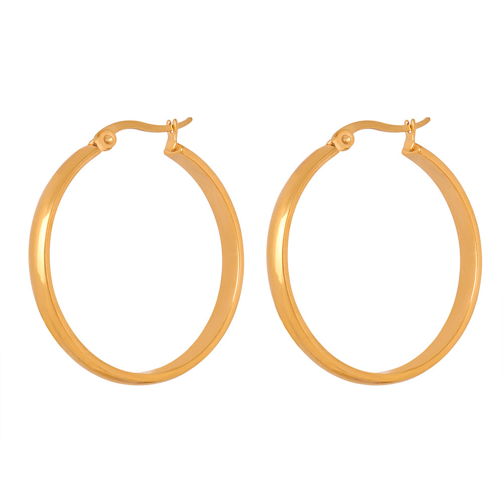 AROS BAÑO ORO 18K ARGOLLAS INGLÉS - 1