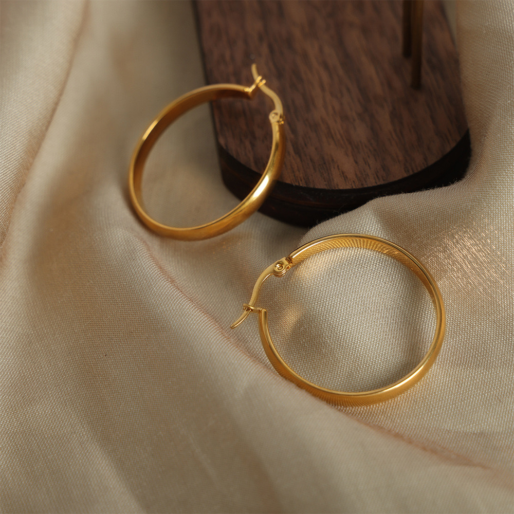 AROS BAÑO ORO 18K ARGOLLAS INGLÉS - 2