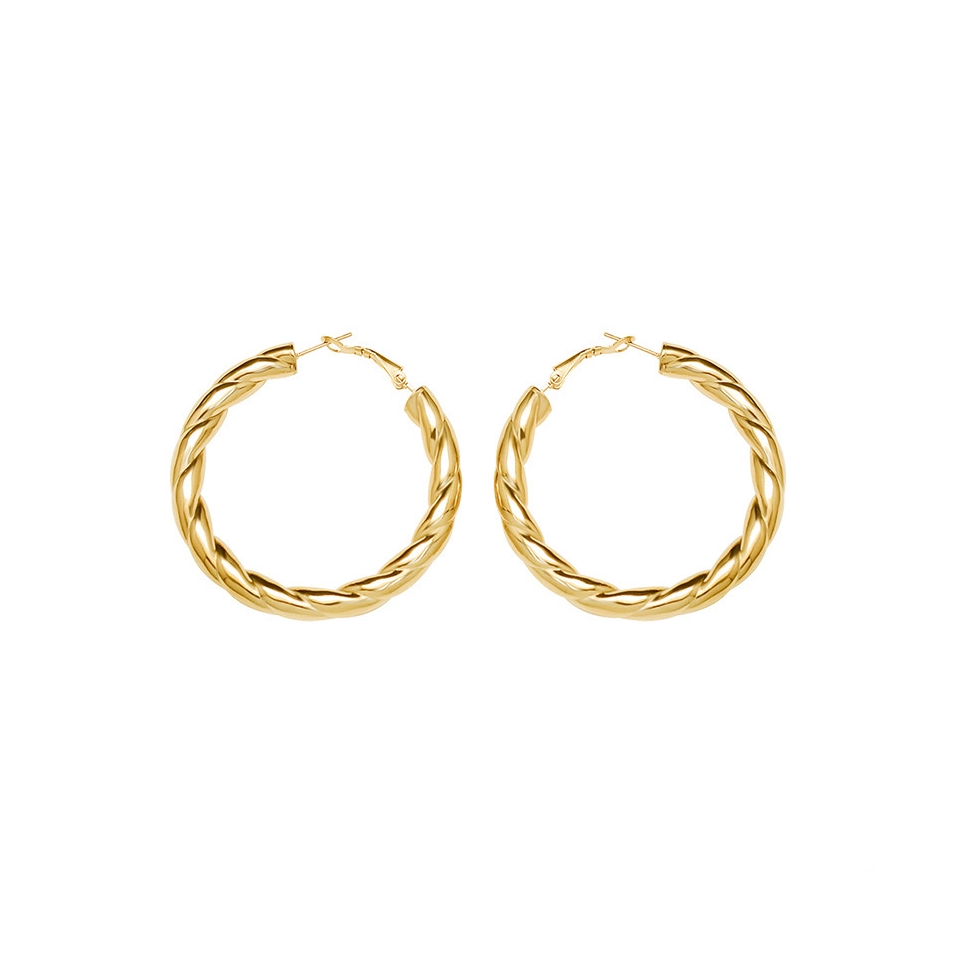 AROS LUX JOYAS BAÑO ORO 18K ENROSCADOS S - 1