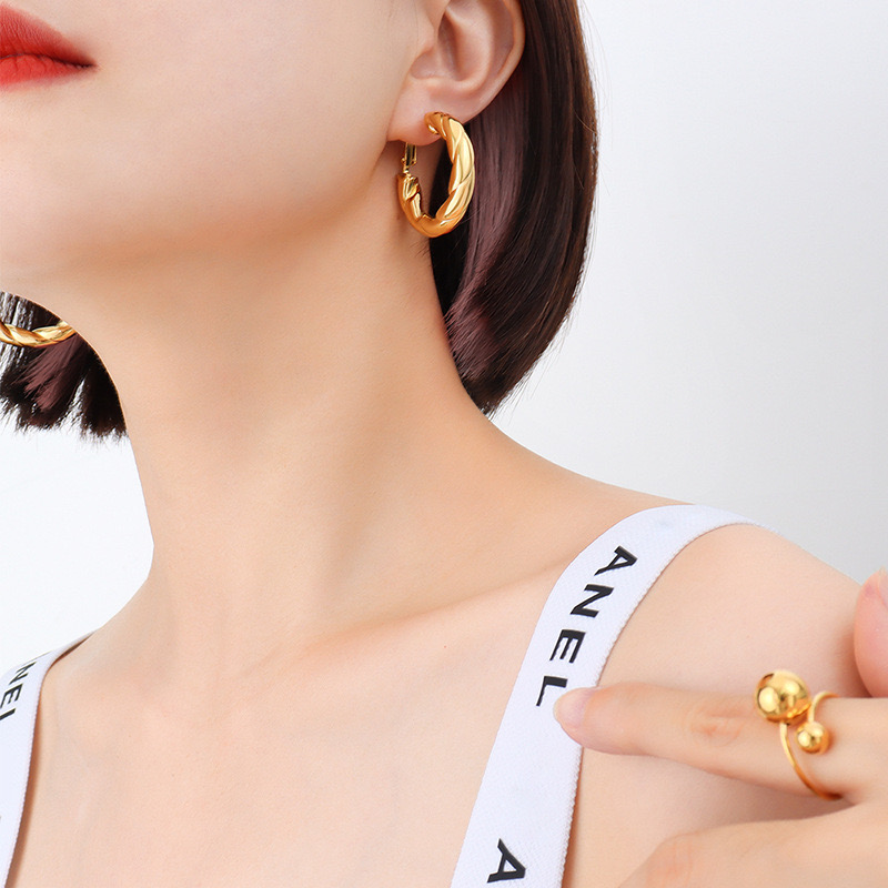 AROS LUX JOYAS BAÑO ORO 18K ENROSCADOS S - 3