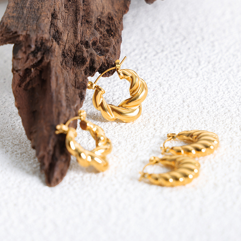 AROS LUX JOYAS BAÑO ORO 18K BOTES CARACOL - 2