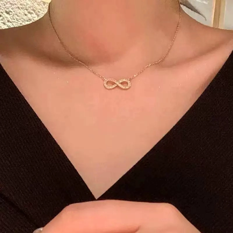 COLLAR PLATA 925 BAÑO ORO INFINITO BRI - 1