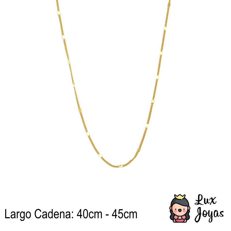 COLLAR PLATA 925 BAÑO ORO GRUMET DISEÑO - 2