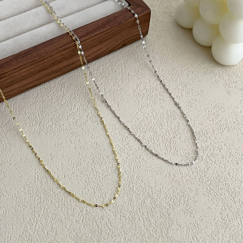 COLLAR PLATA 925 BAÑO ORO DISEÑO - 1