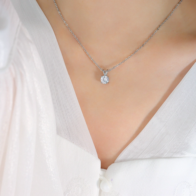 COLLAR PLATA 925 PUNTO DE LUZ VAL - 1