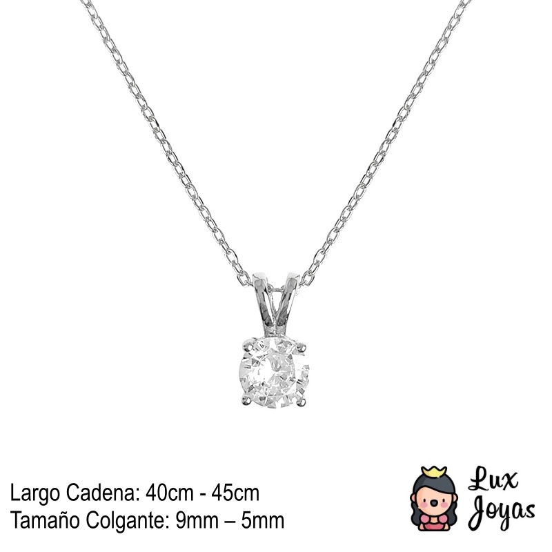 COLLAR PLATA 925 PUNTO DE LUZ VAL - 2