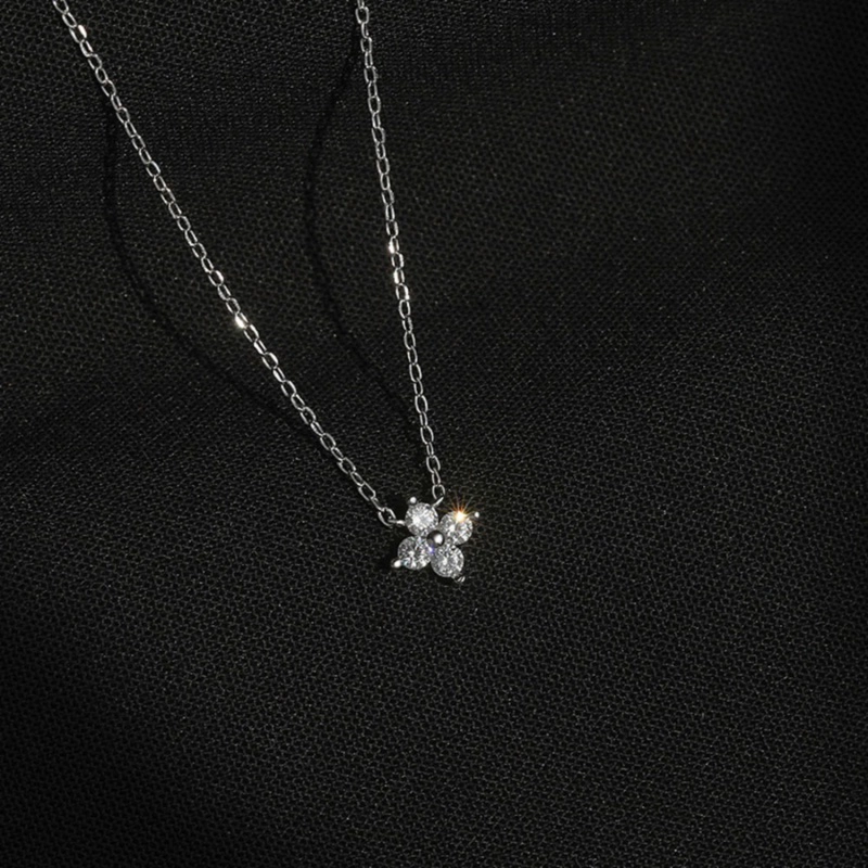 COLLAR PLATA 925 TRÉBOL BRI - 1