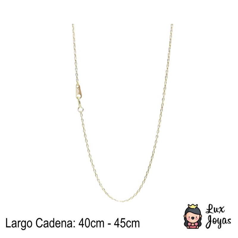 COLLAR PLATA 925 BAÑO ORO ESLABONES O - 2