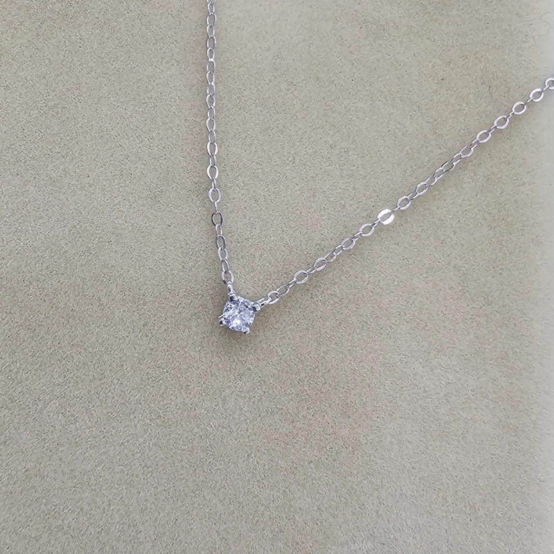 COLLAR PLATA 925 PUNTO DE LUZ 4P - 1