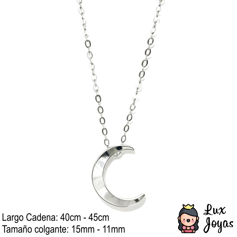 COLLAR PLATA 925 LUNA LISA - 2