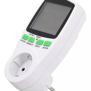 MEDIDOR WATTS CALCULA GASTOS CONSUMO ELECTRICIDAD - 1