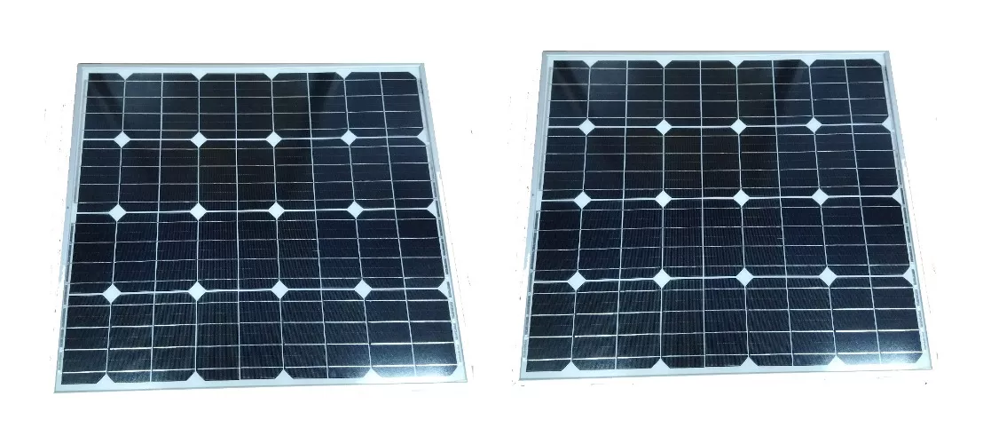 PACK OFERTA X2 PANELES SOLARES C/U 75 W TOTAL 150 W - 1