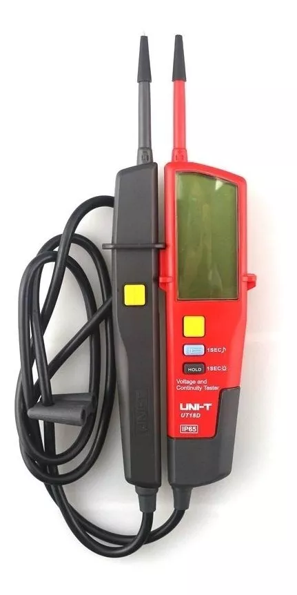 PROBADOR VOLTAJE Y CONTINUIDAD UNI-T UT18D LCD PROIMEQ - 1