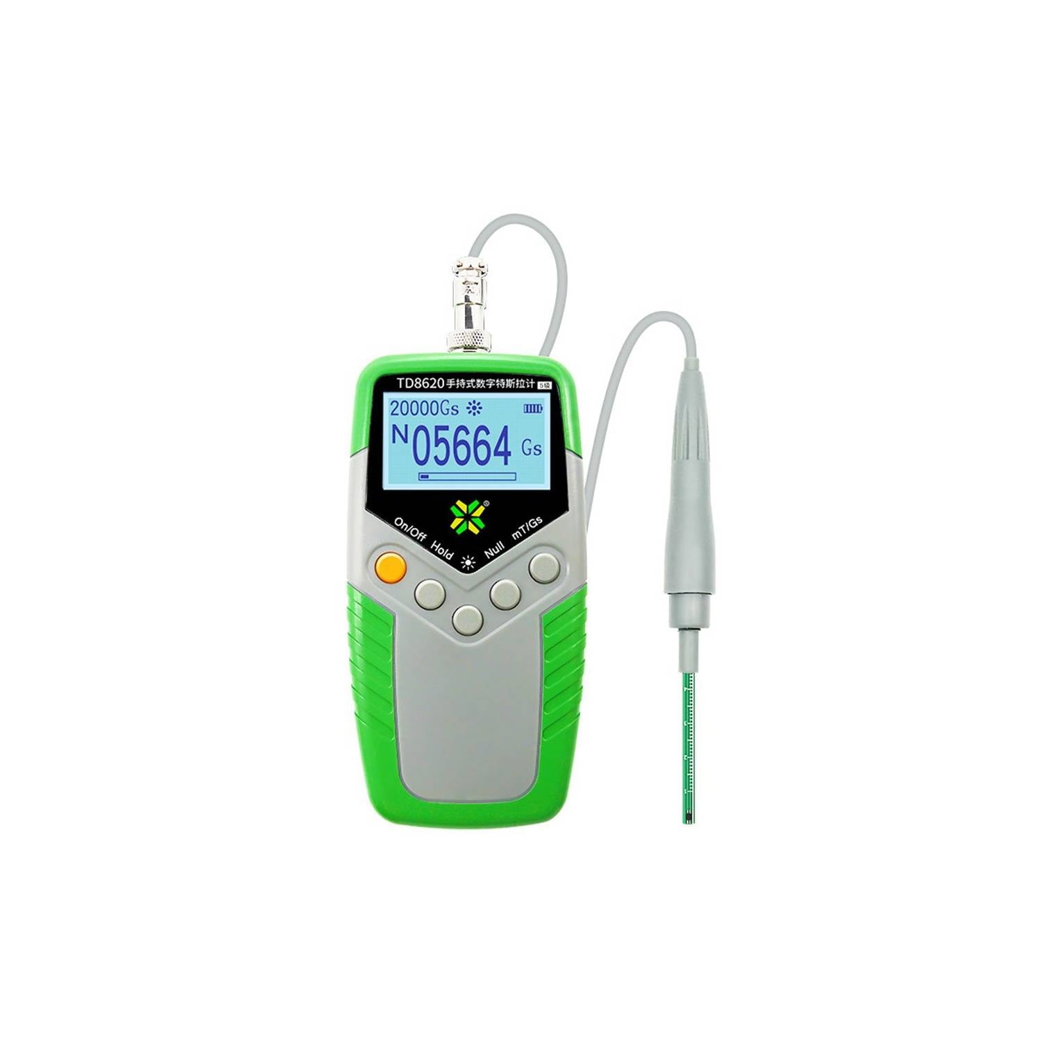 MEDIDOR GAUSS MAGNETÓMETRO TD8620 5% DE PRECISION - 1
