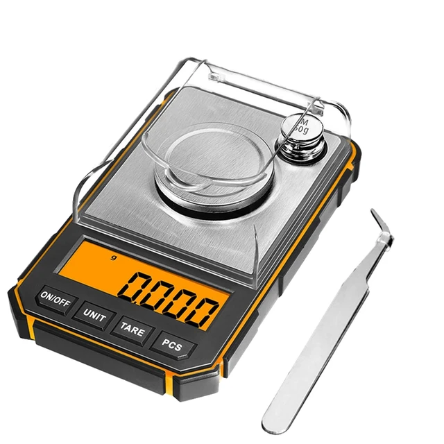 BÁSCULA DIGITAL GRAMERA 0.001G DE BOLSILLO PROFESIONAL 50G - 1