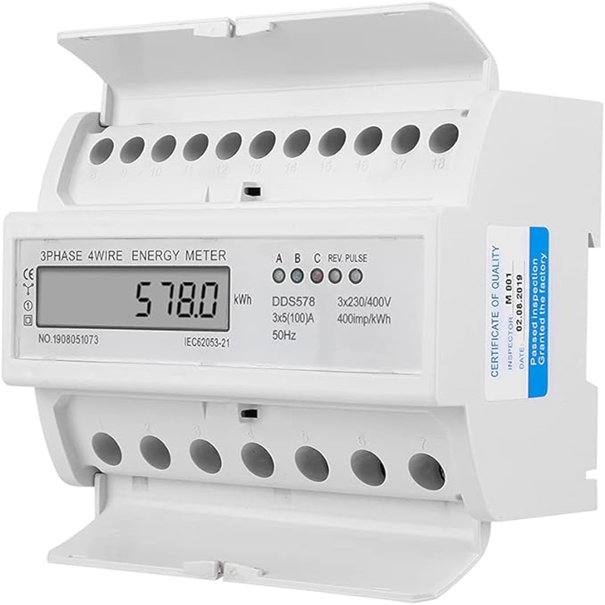 REMARCADOR TRIFASICO IEC62053-21 400IMP/KWH/400V - 1
