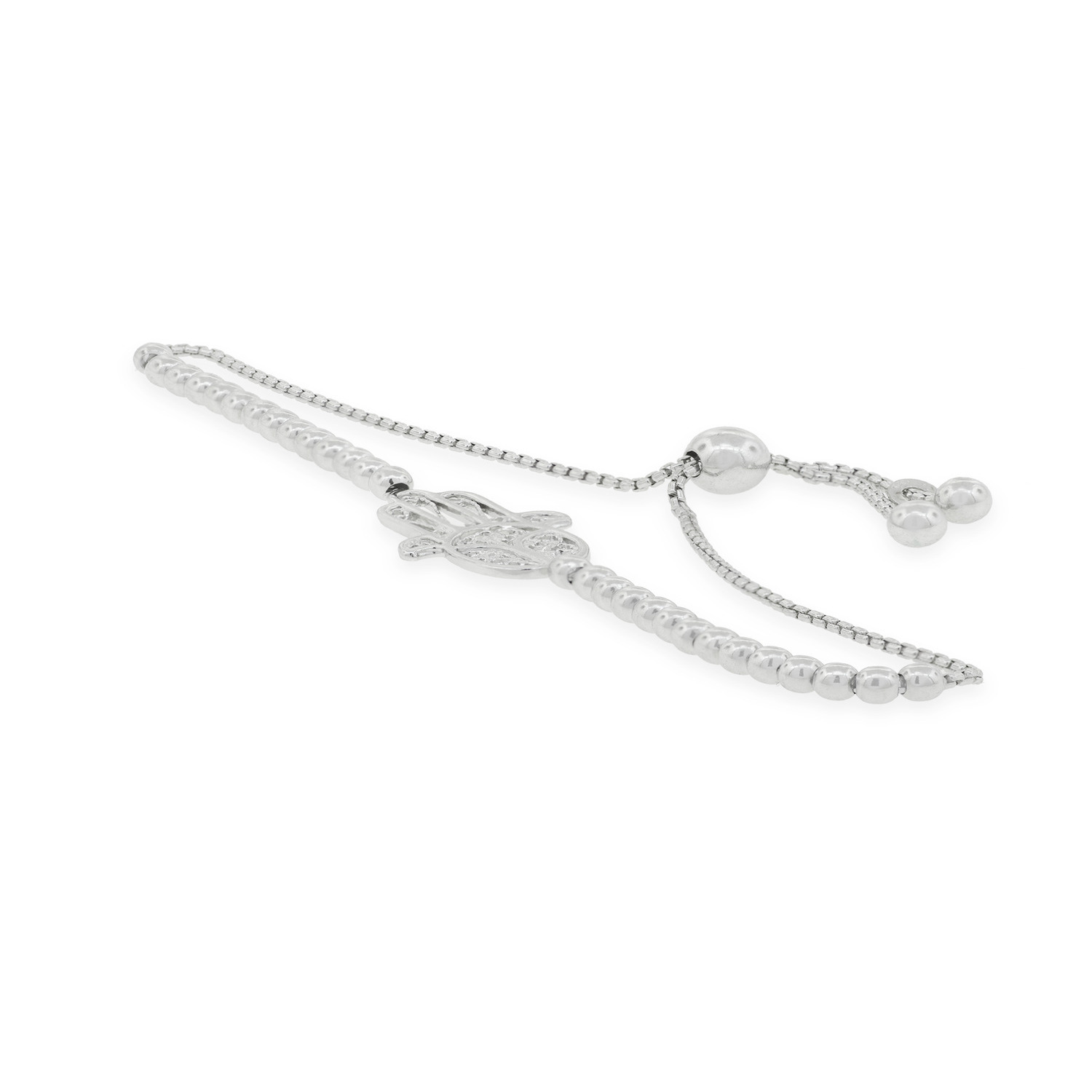 Ripley PULSERA DE PLATA ESTERLINA 925 MANO DE FATIMA AJUSTABLE
