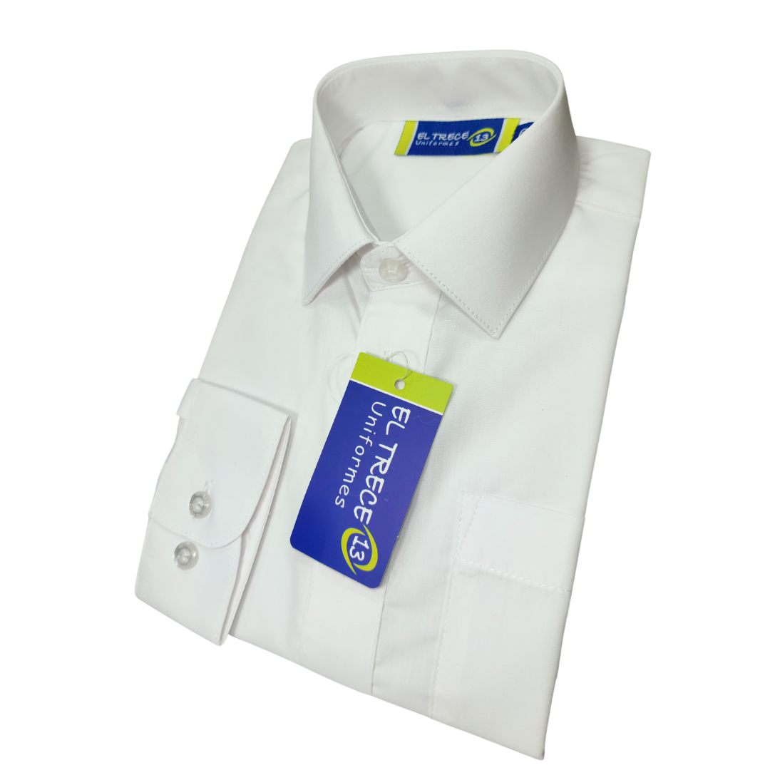 CAMISA ESCOLAR CLÁSICA NIÑO - 1