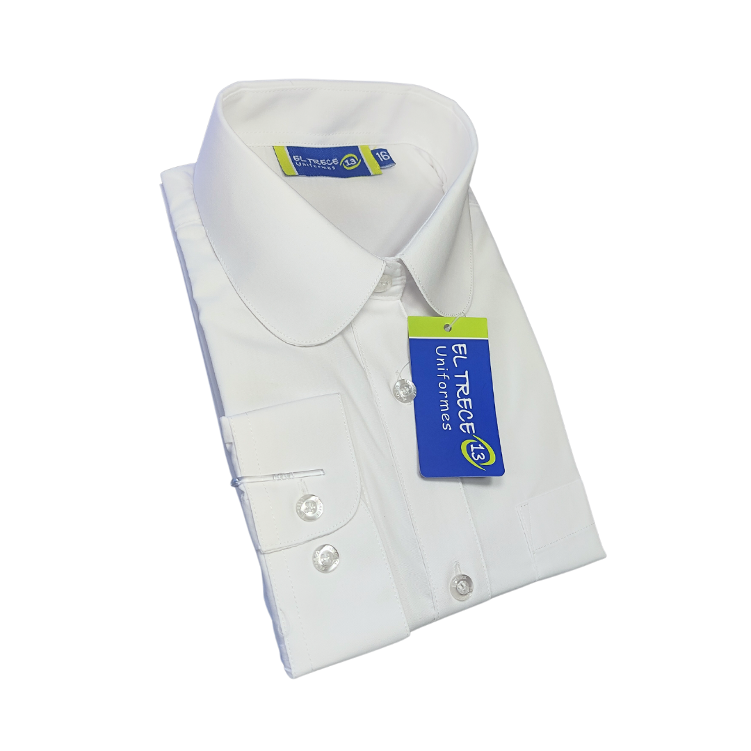 BLUSA ESCOLAR CLÁSICA NIÑA - 4 A 58 - 1