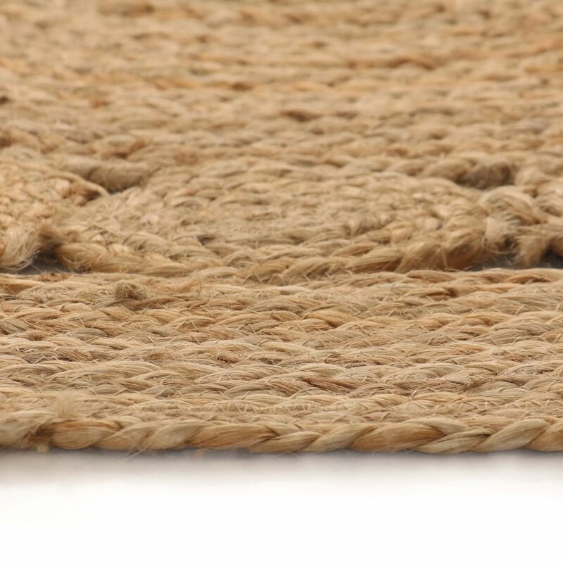 ALFOMBRA TRIBUS DEL MUNDO BOMBAY NATURAL REDONDA YUTE 120 X 120 CM - 5