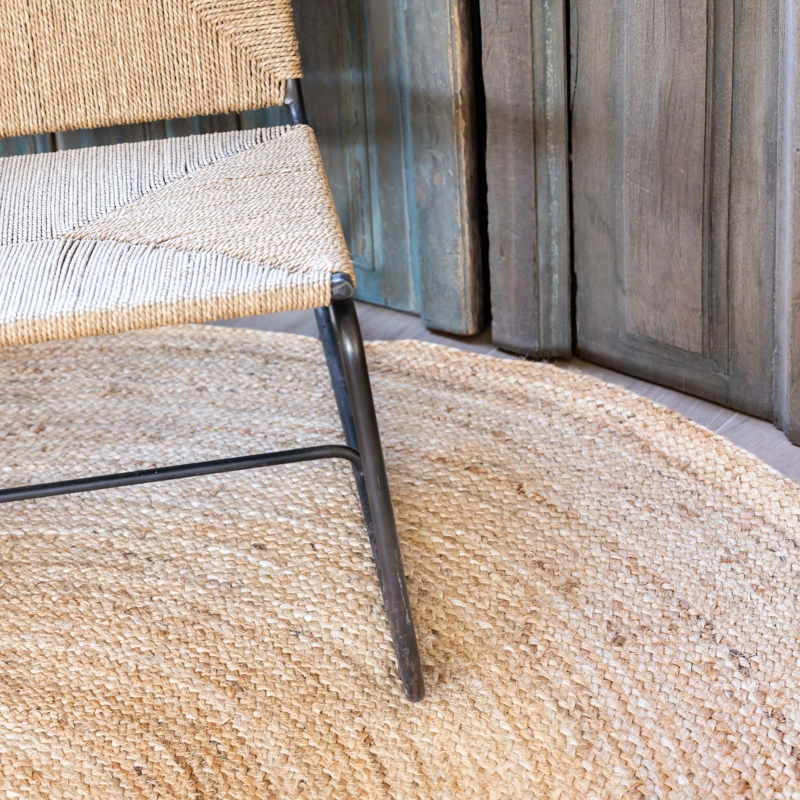 ALFOMBRA REDONDA YUTE 240 CM PANAJI TRIBUS RUGS - 2