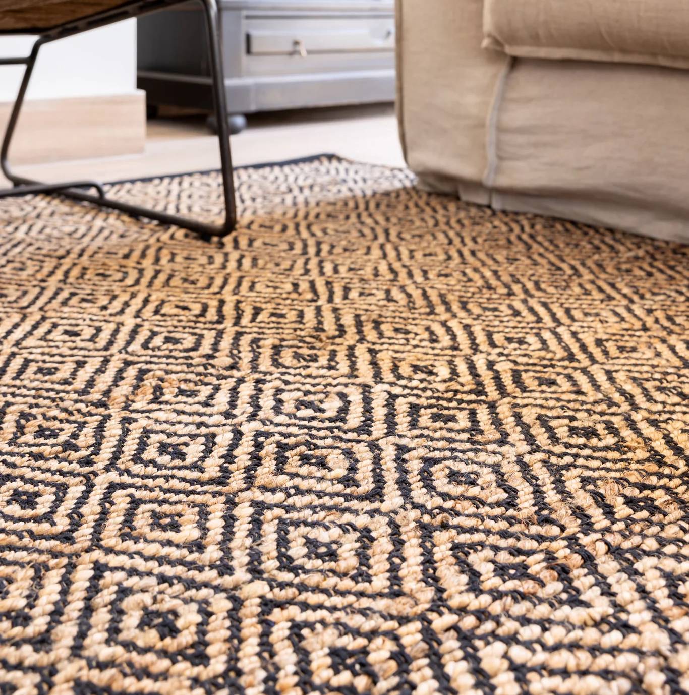 ALFOMBRA TRIBUS DEL MUNDO BANGALORE NATURAL YUTE 170 X 240 CM - 1