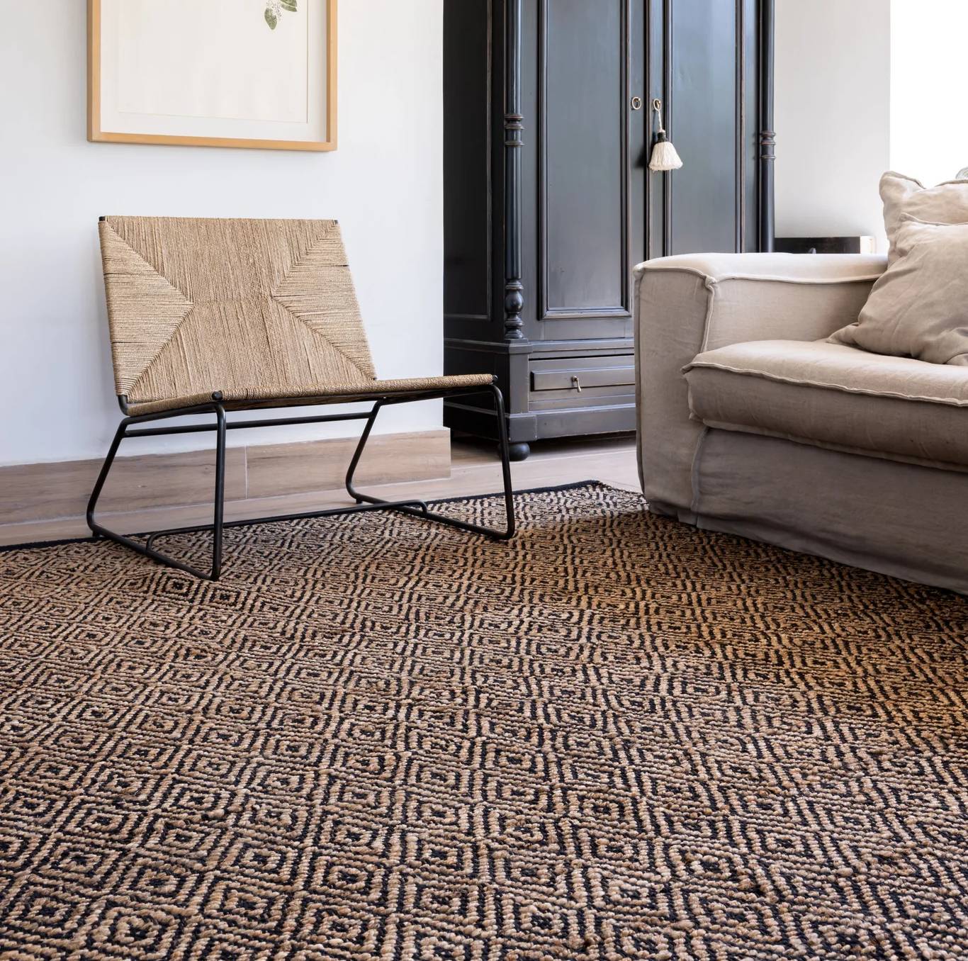 ALFOMBRA TRIBUS DEL MUNDO BANGALORE NATURAL YUTE 170 X 240 CM - 3