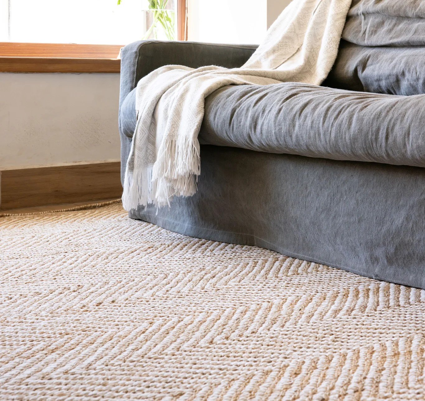 ALFOMBRA TRIBUS DEL MUNDO SIKAR NATURAL YUTE 170 X 240 CM - 3