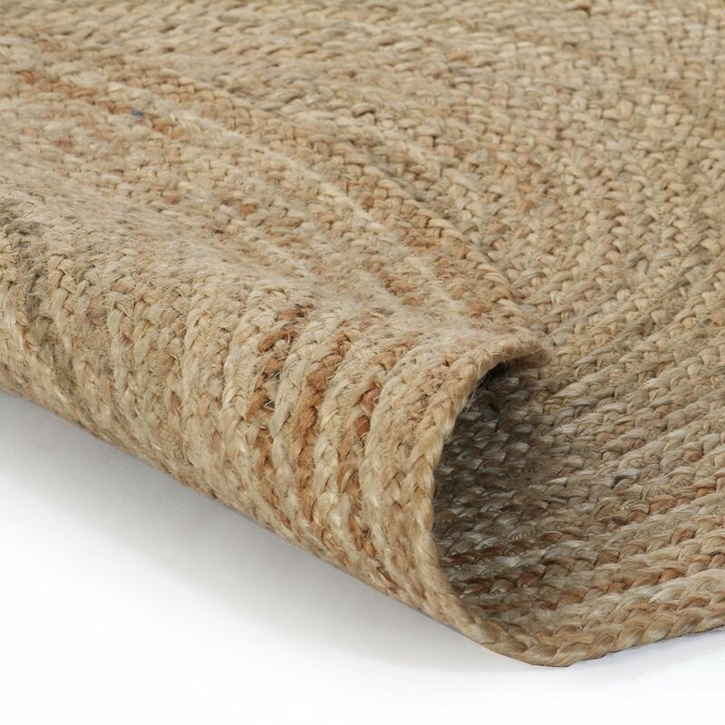 ALFOMBRA TRIBUS DEL MUNDO PANAJI NATURAL REDONDA YUTE 180 X 180 CM - 5