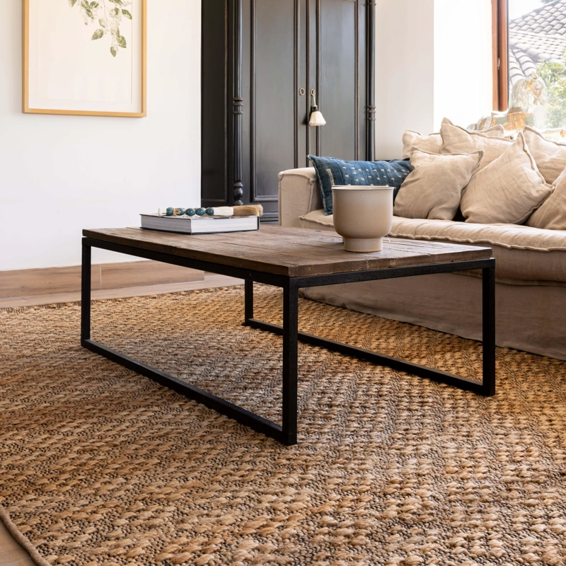 ALFOMBRA TRIBUS DEL MUNDO MADURAI NATURAL YUTE 200 X 300 CM - 1