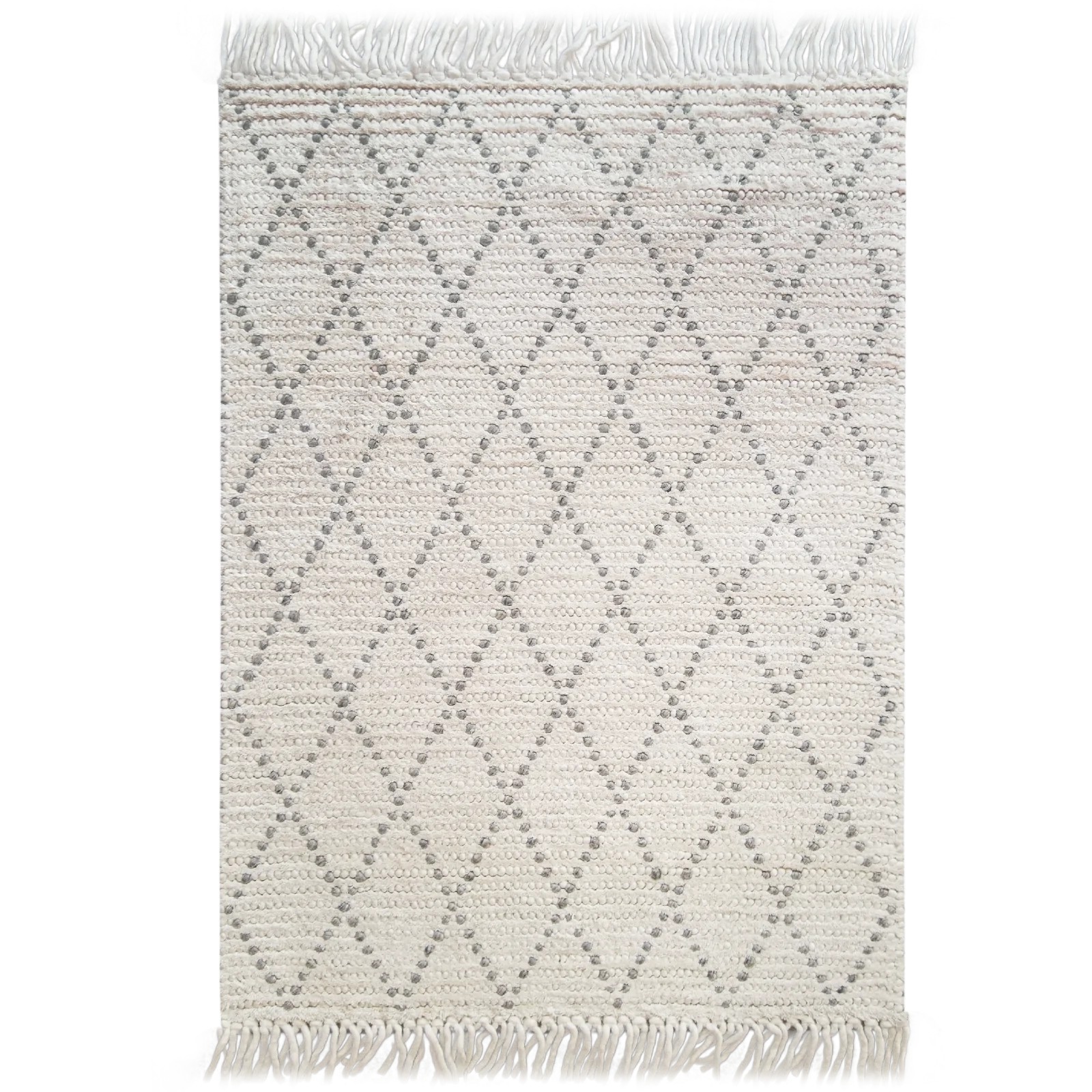 ALFOMBRA TRIBUS DEL MUNDO NAGPUR NATURAL LANA 170 X 240 CM - 1