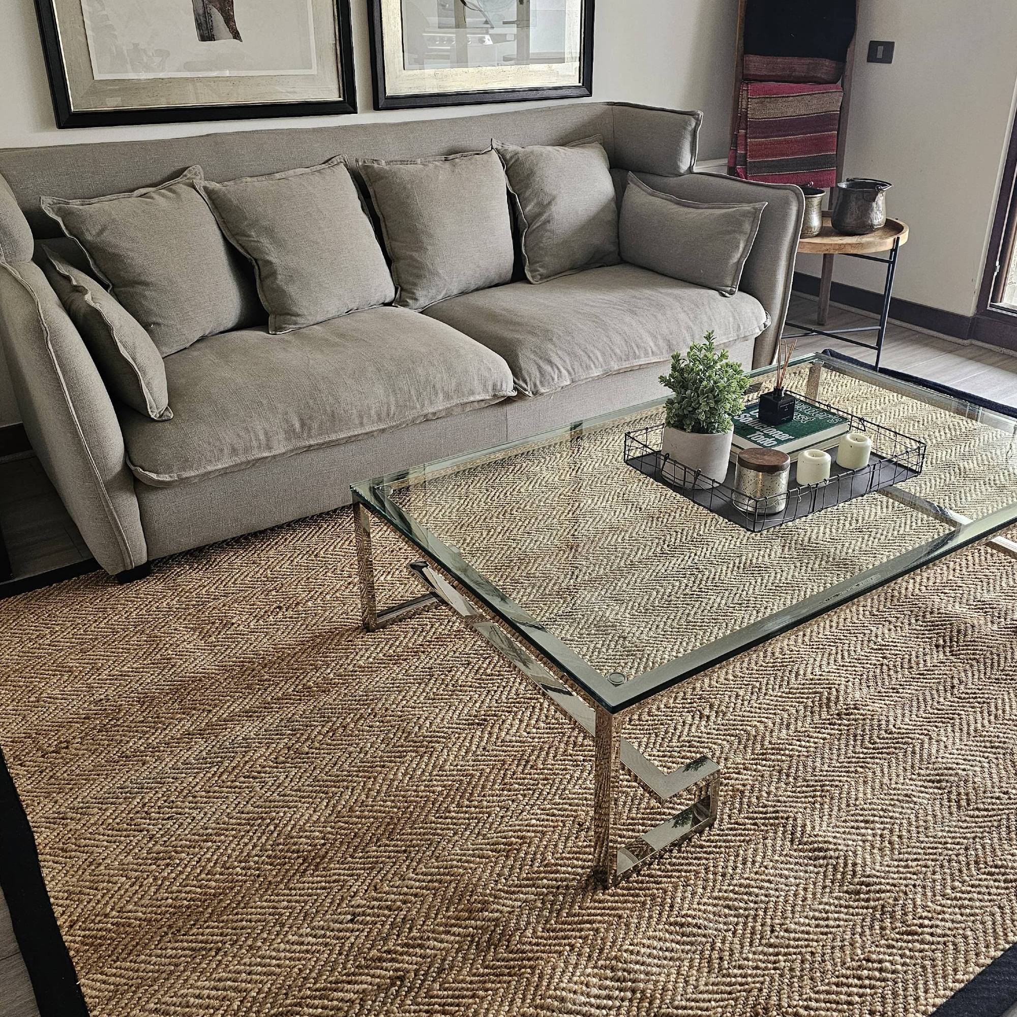 ALFOMBRA TRIBUS DEL MUNDO GUNTUR NATURAL YUTE 250 X 300 CM - 4