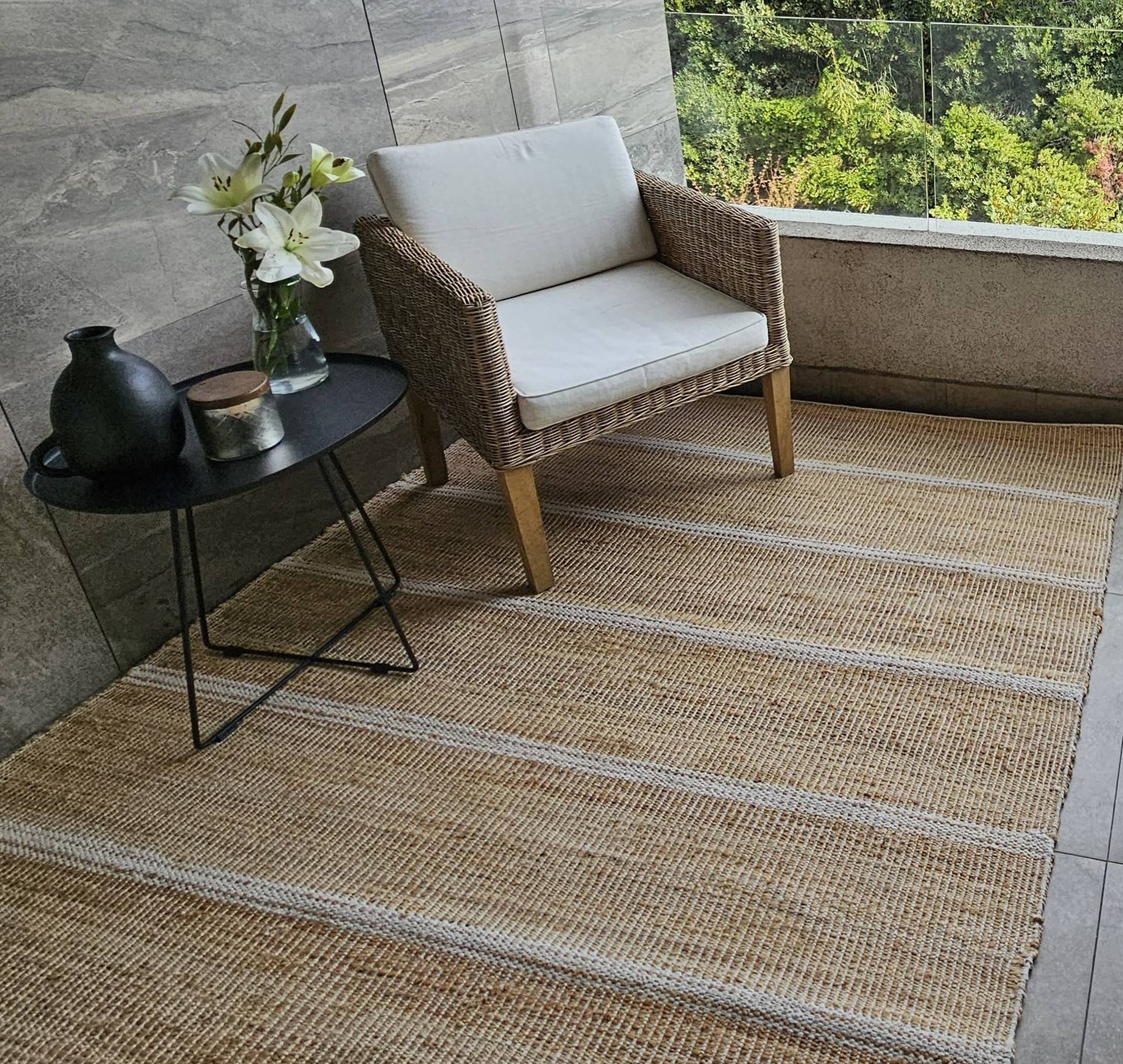 ALFOMBRA YUTE ALWAR 170 X 240 CM - 1