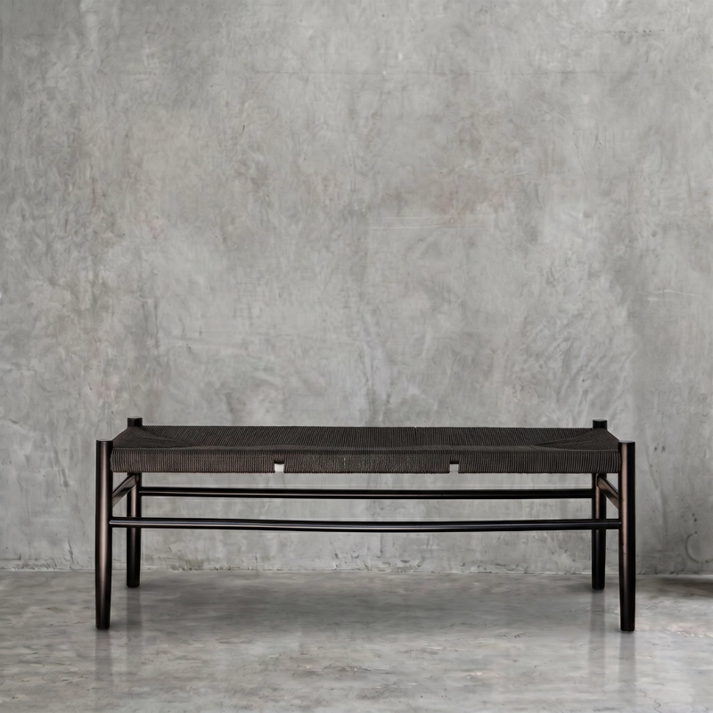 BANQUETA AGUSTINA BLACK - 120 CM - 1