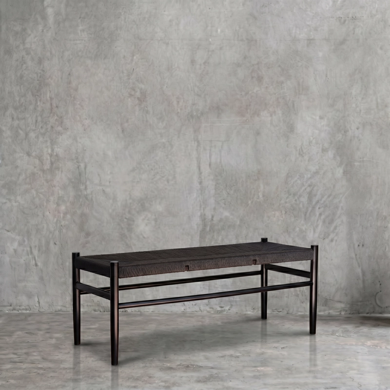 BANQUETA AGUSTINA BLACK - 120 CM - 2