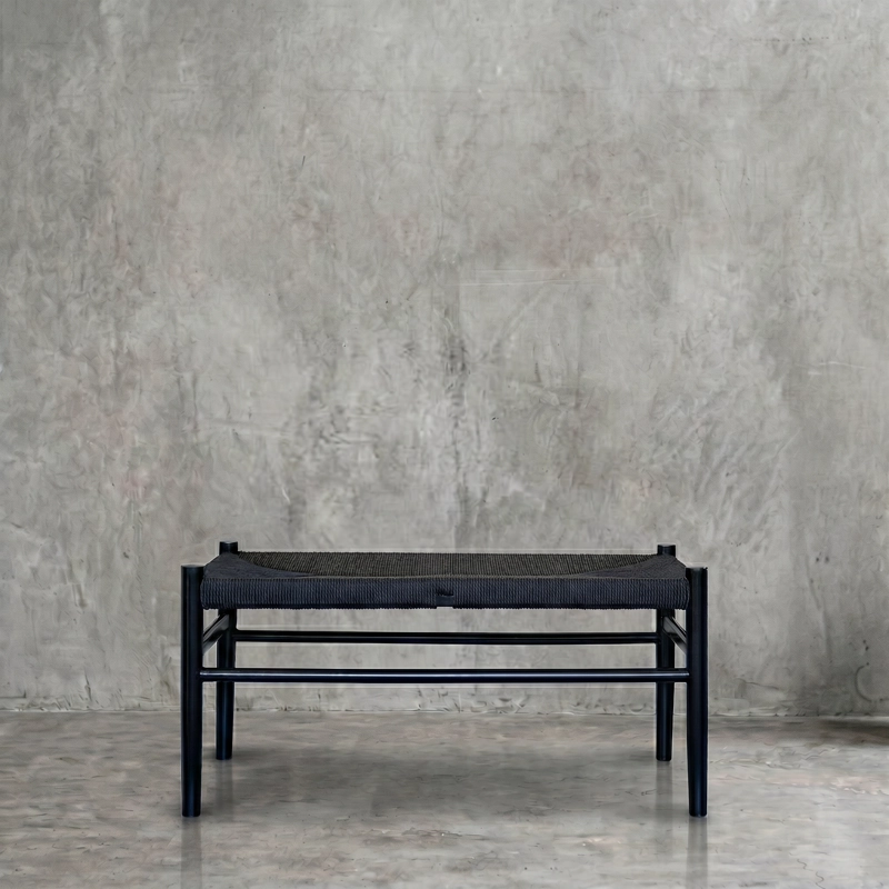 BANQUETA AGUSTINA BLACK - 90 CM - 1