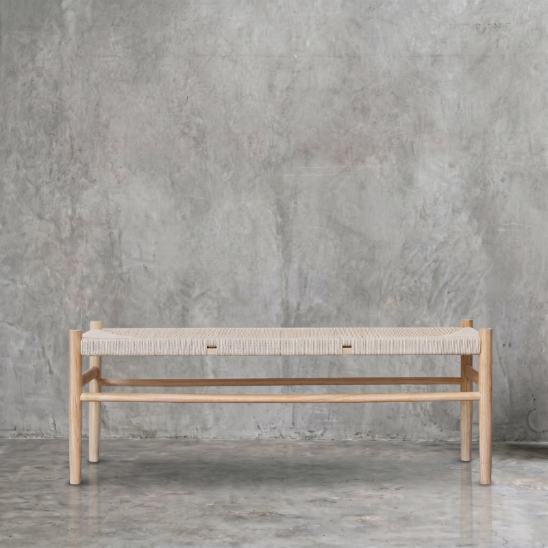 BANQUETA AGUSTINA NATURAL - 120 CM - 1