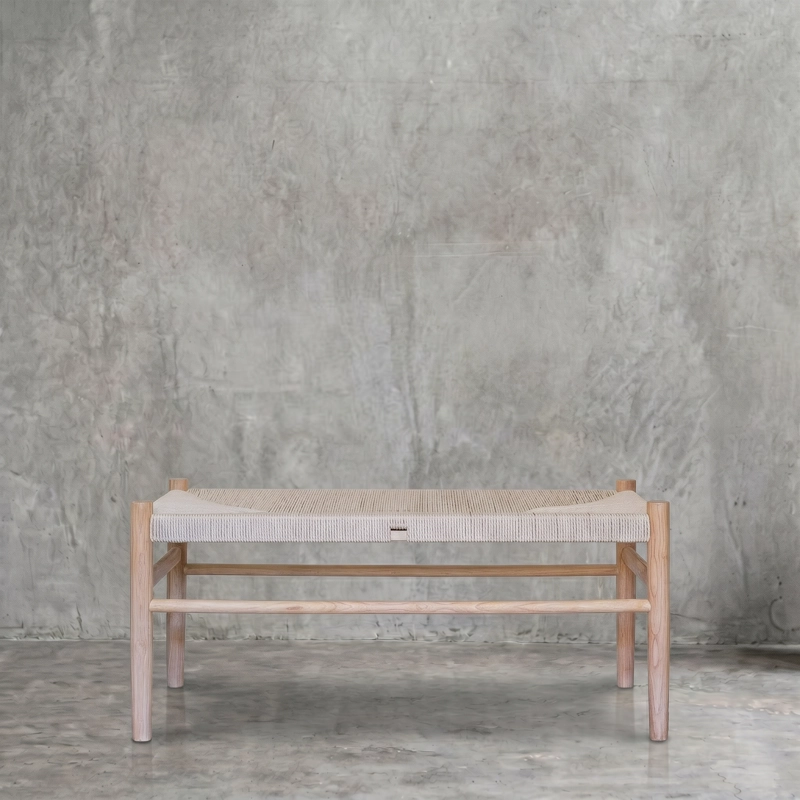 BANQUETA AGUSTINA NATURAL - 90 CM - 1