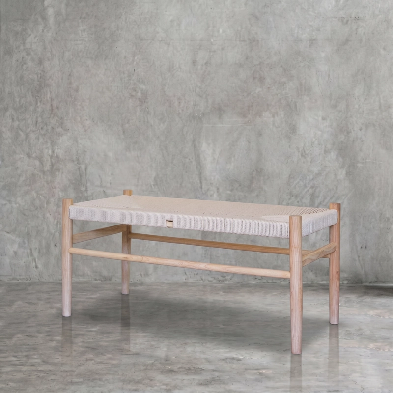 BANQUETA AGUSTINA NATURAL - 90 CM - 2