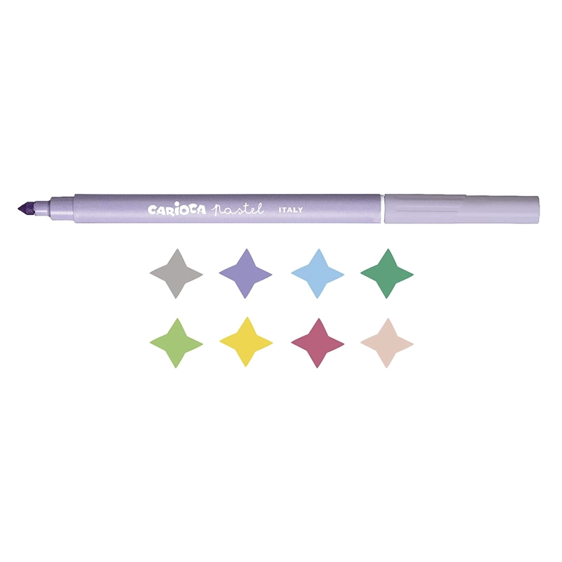 PLUMONES CARIOCA PASTEL (8 COLORES) - 2