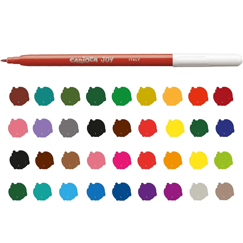 PLUMONES CARIOCA LAVABLE 50 COLORES - 2