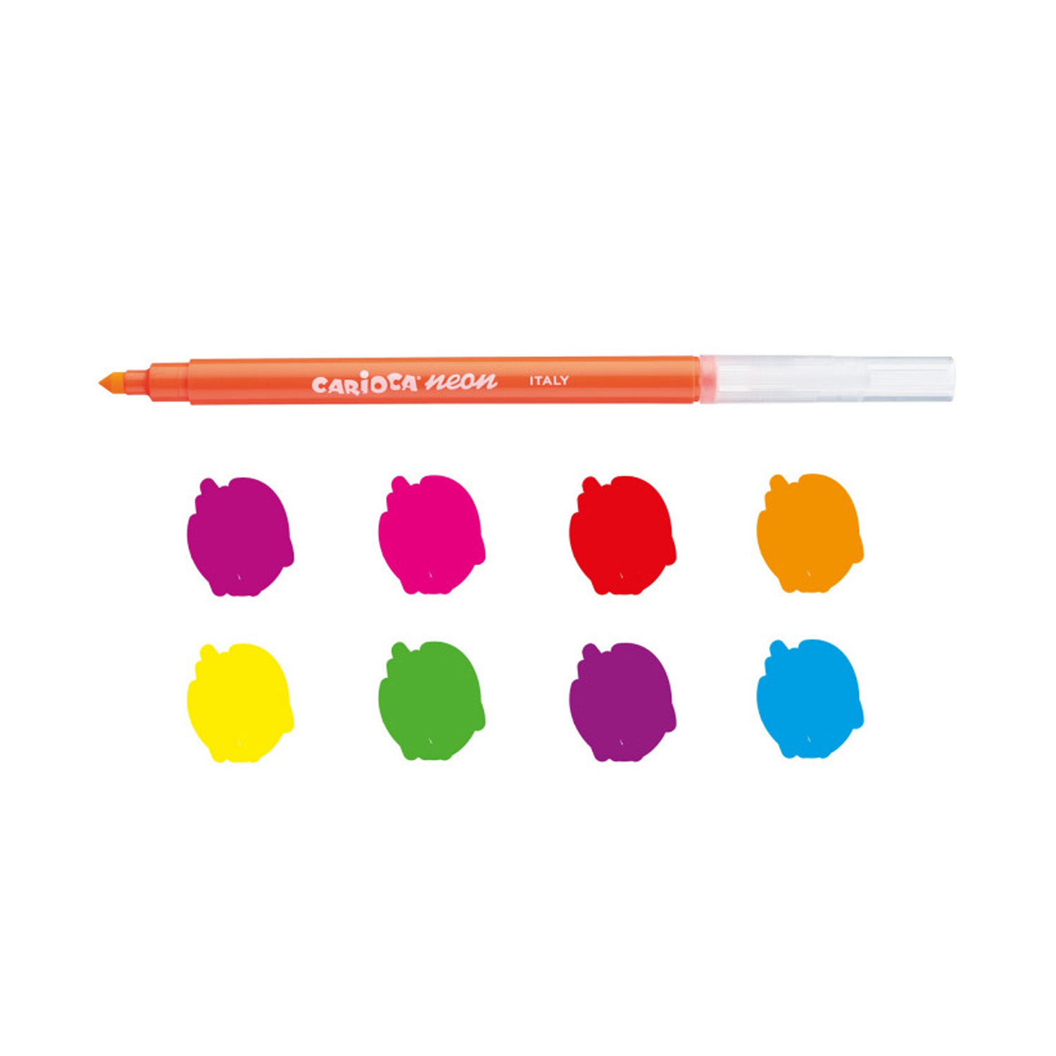 PLUMONES CARIOCA NEON (8 COLORES) - 2