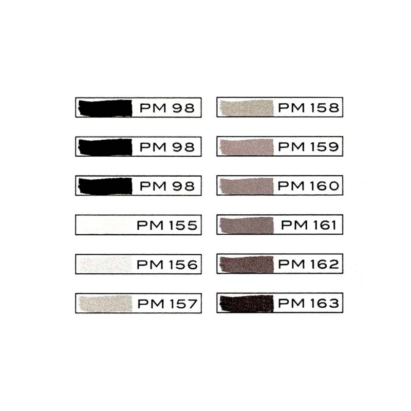 MARCADOR PRISMACOLOR PREMIER 12 COLORES GRIS FRANCES - 5